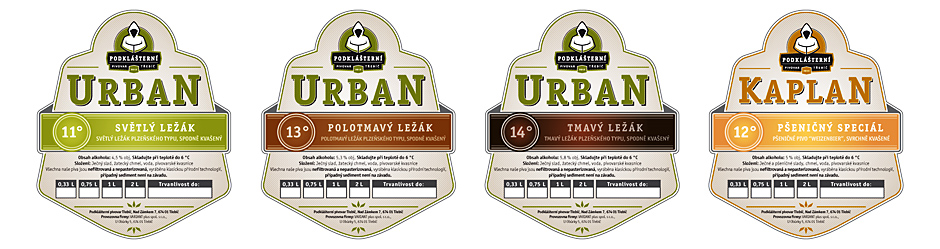 Pivní etikety Urban