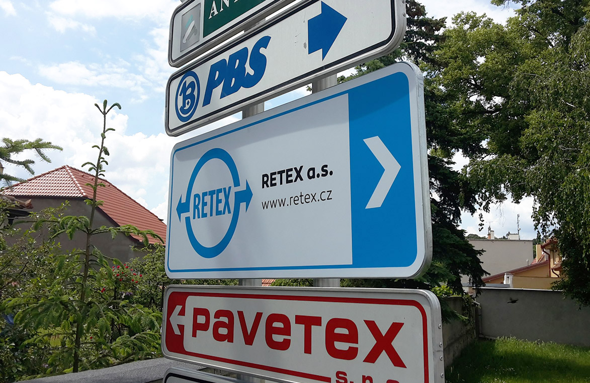 Retex – navigační systém ve městě