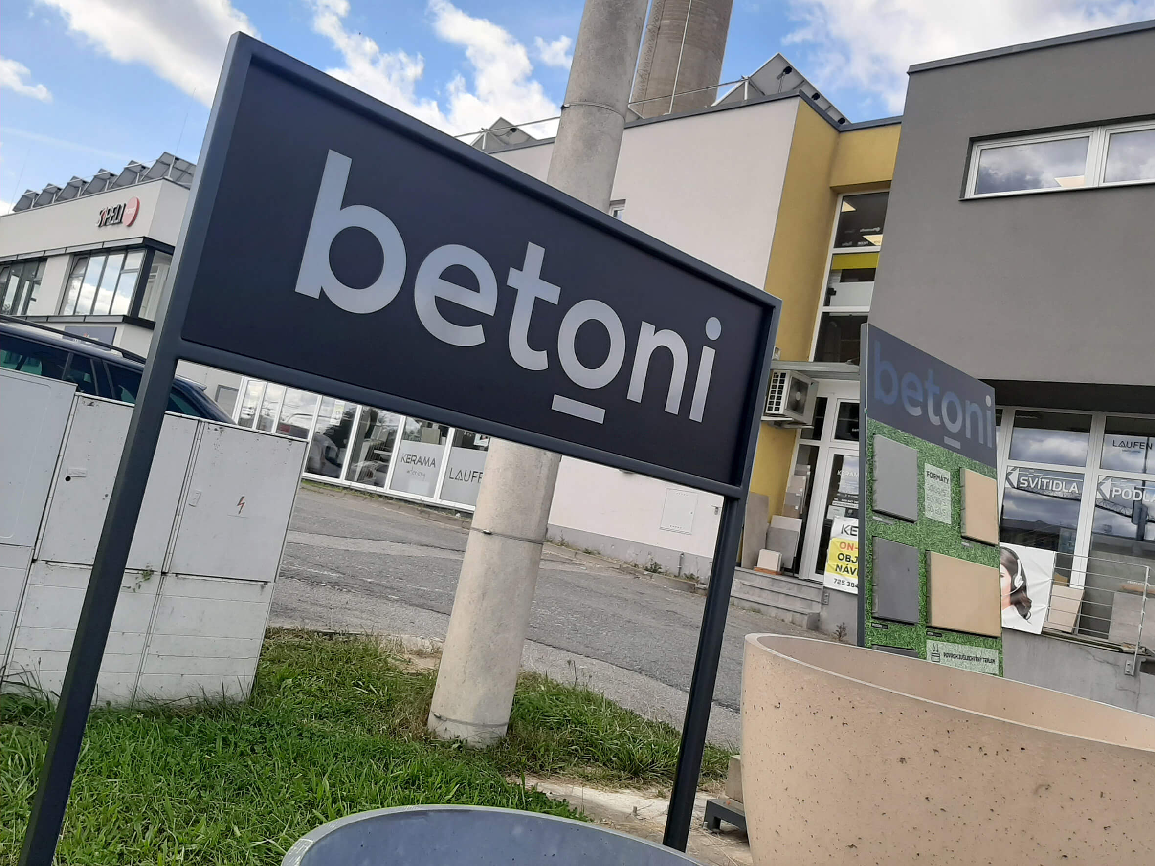 BETONI – realizace polepů a prezentace nové značky