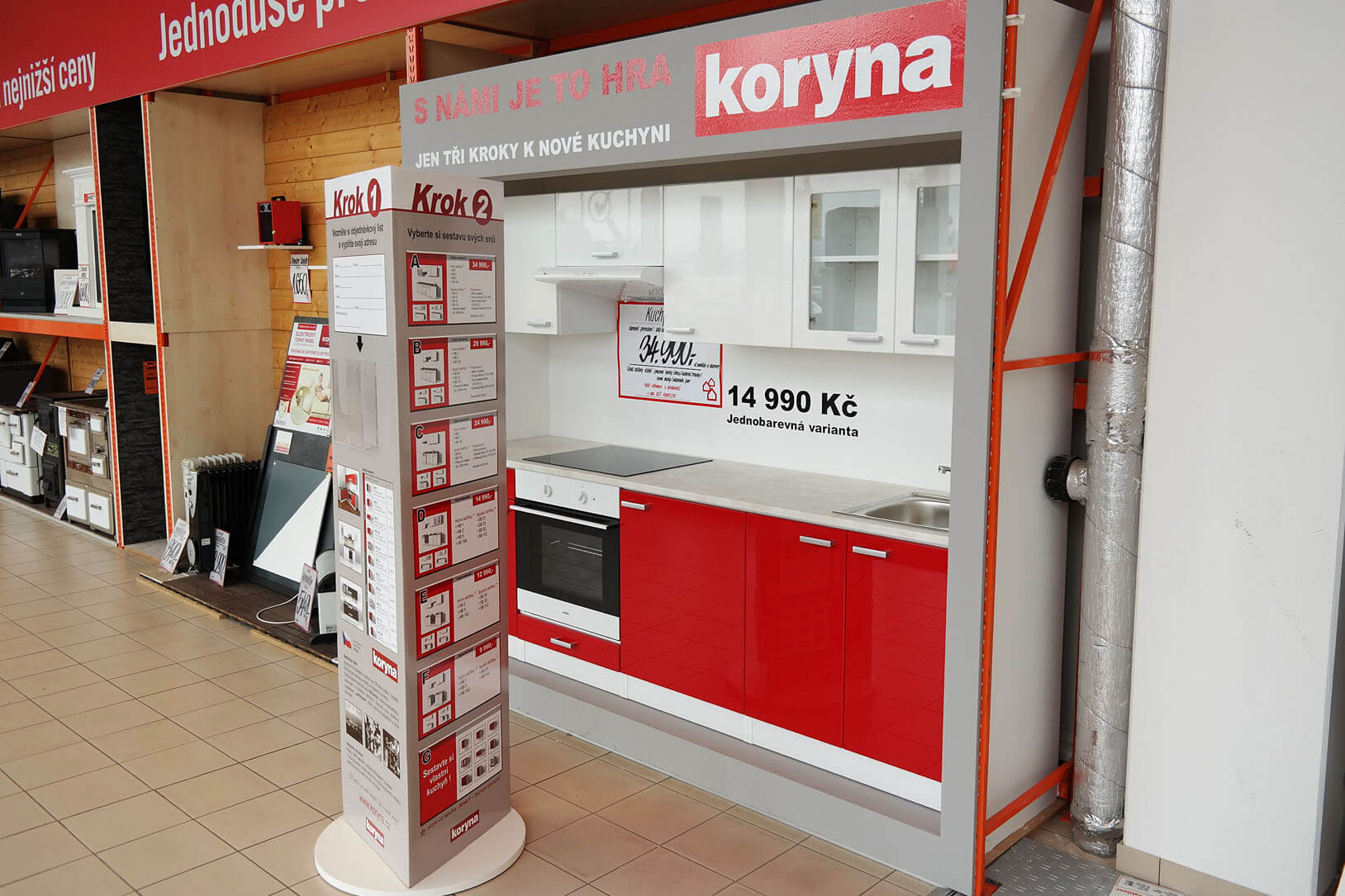 KORYNA – výroba reklamních stojanů pro kampaň do hobbymarketů